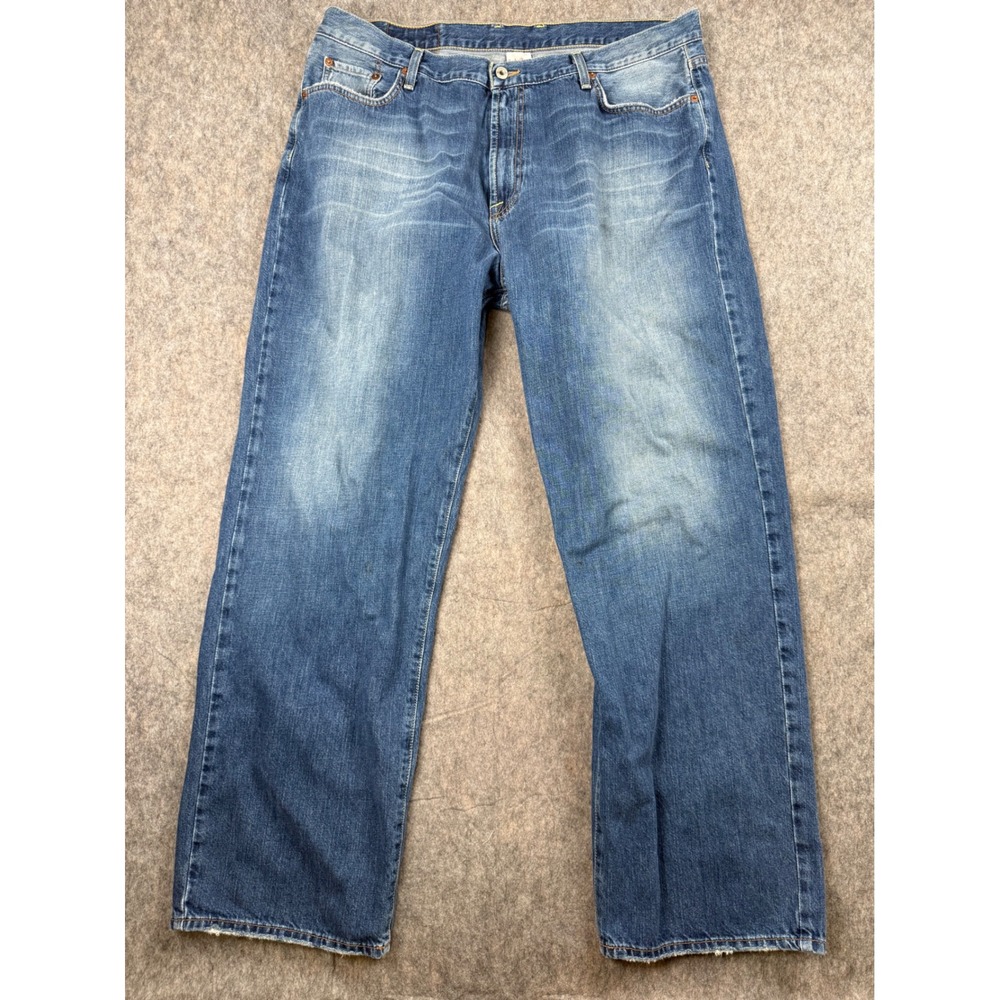 Lucky Brand 181 Bootleg Jeans Mens 40 Regular Blue Denim Medium Wash 07K